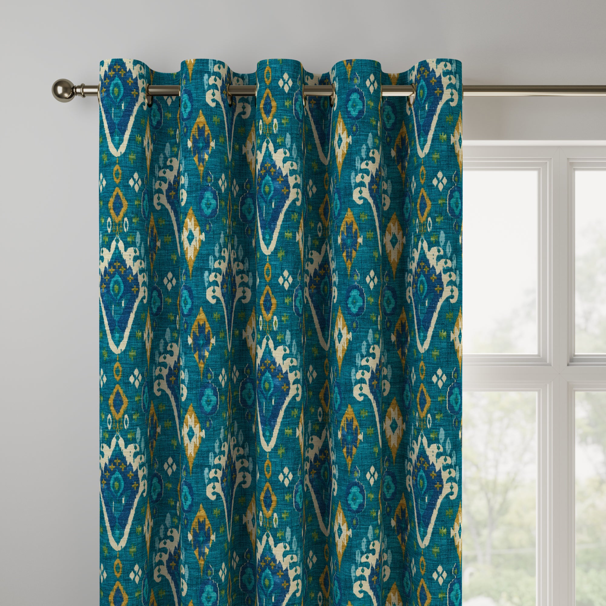 Chic Made to Measure Curtains Chic Teal