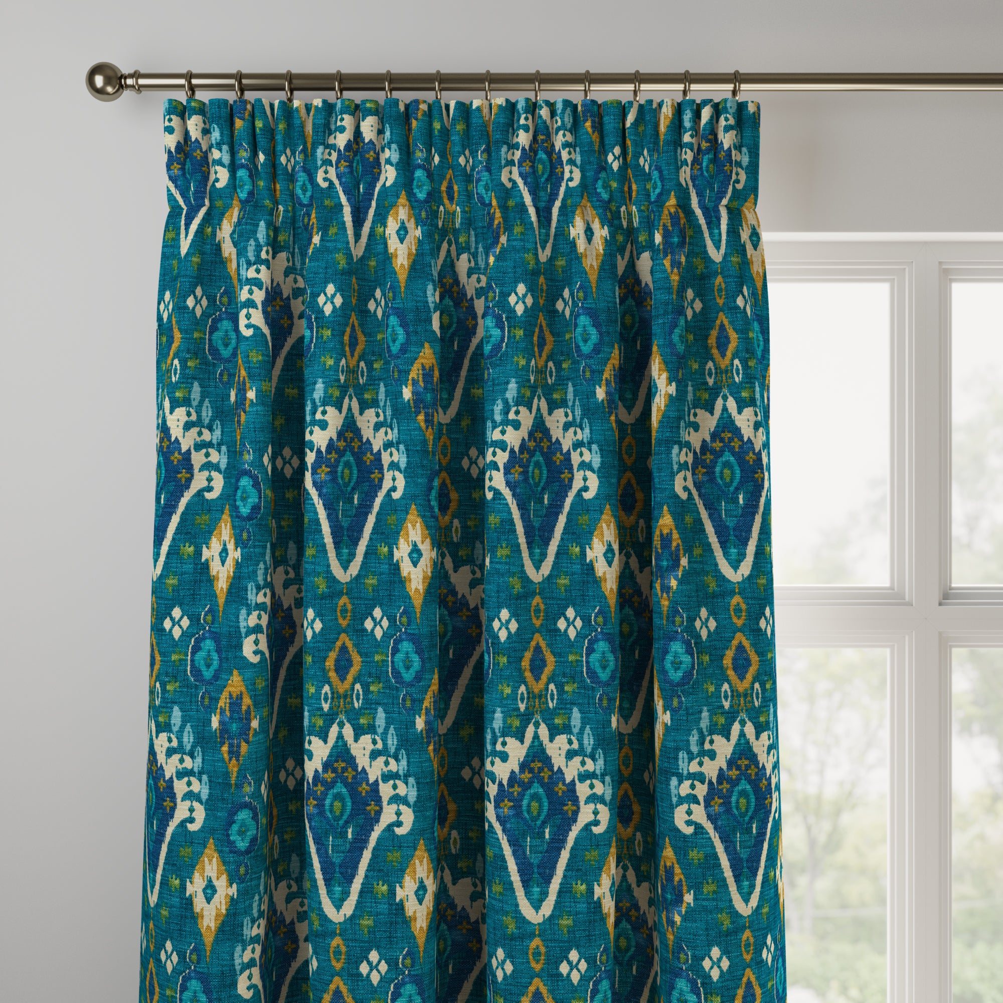 Chic Made to Measure Curtains Chic Teal