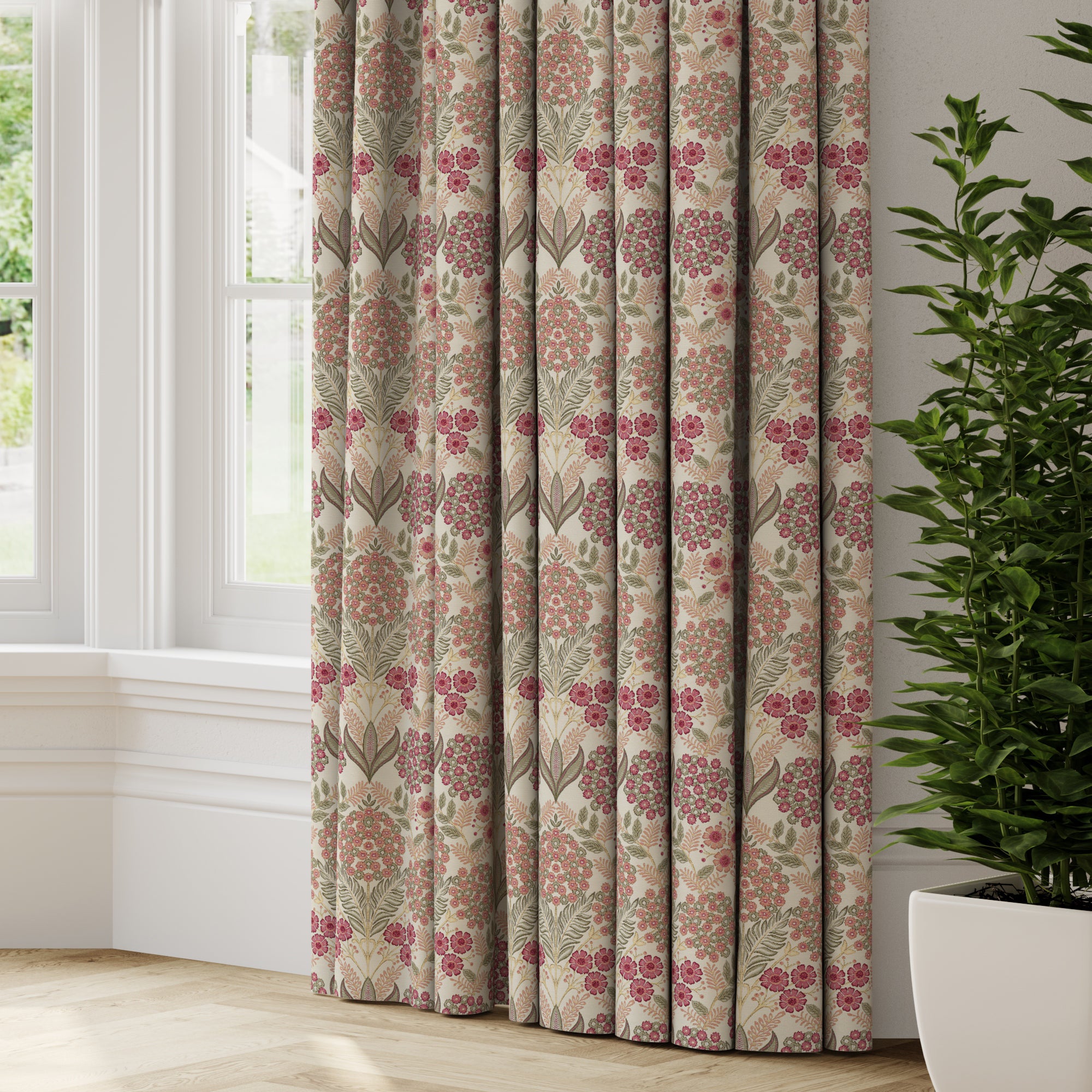 Wilmington Made to Measure Curtains Wilmington Raspberry