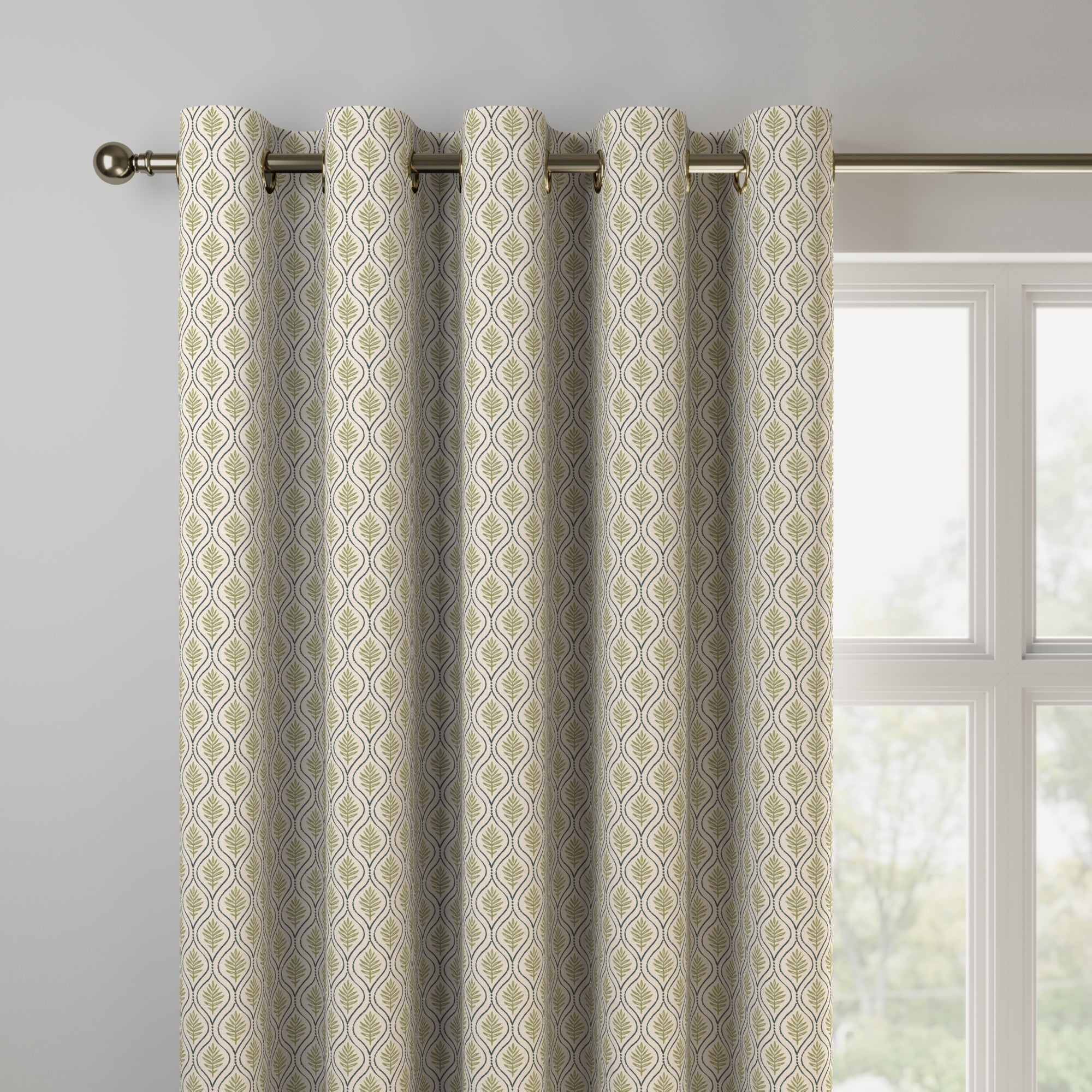 Calvia Made to Measure Curtains Calvia Olive