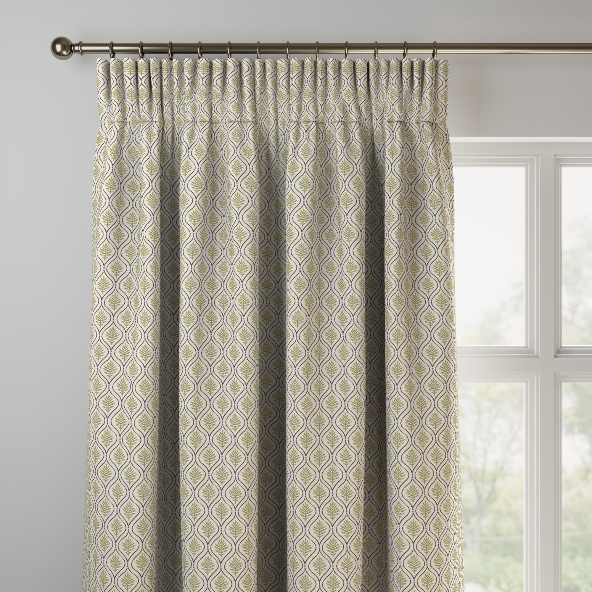 Calvia Made to Measure Curtains Calvia Olive