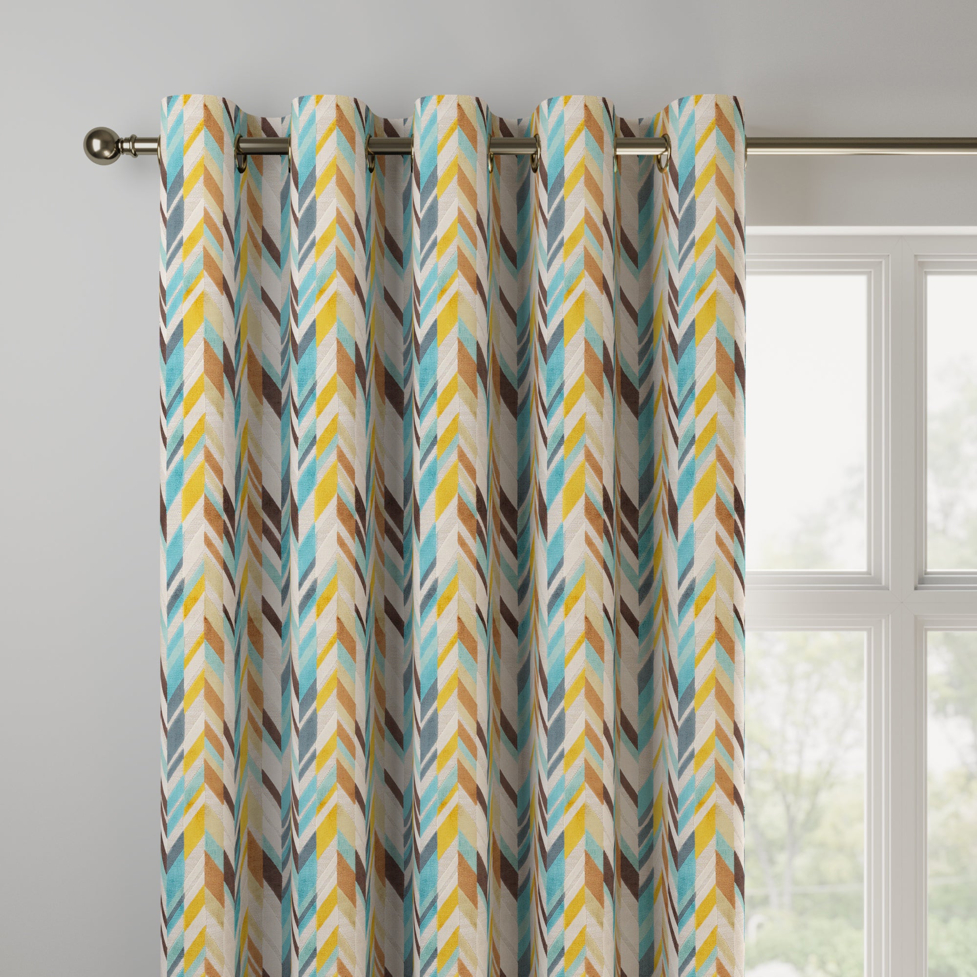 Rowling Made to Measure Curtains Rowling Teal