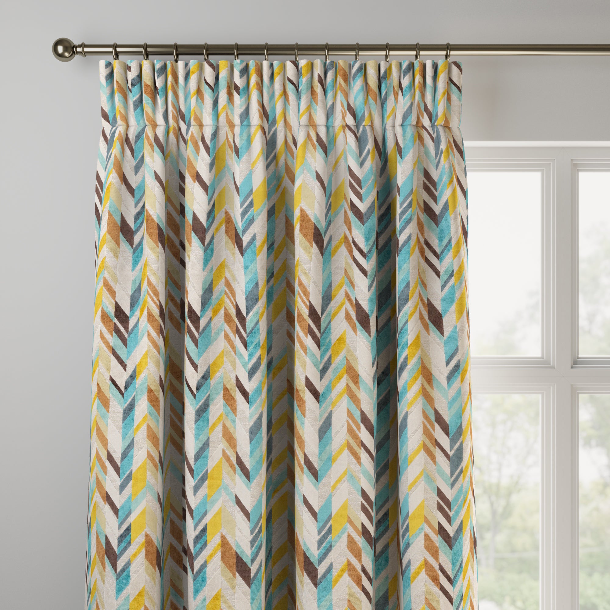 Rowling Made to Measure Curtains Rowling Teal