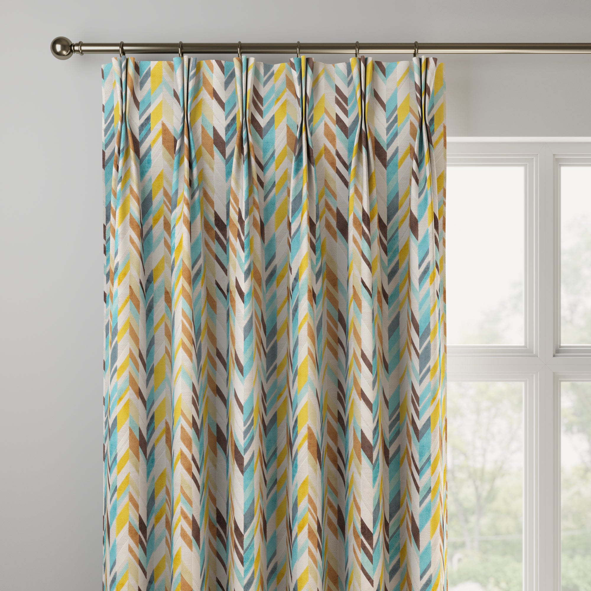 Rowling Made to Measure Curtains Rowling Teal