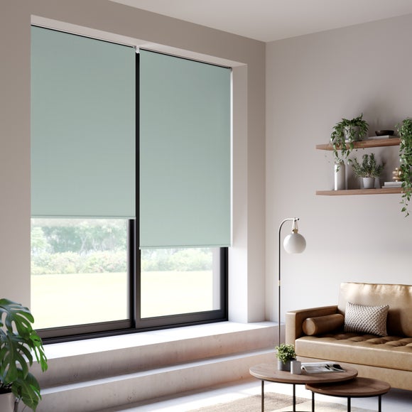 Eclipse Blackout Made to Measure Roller Blind Eclipse Duck Egg