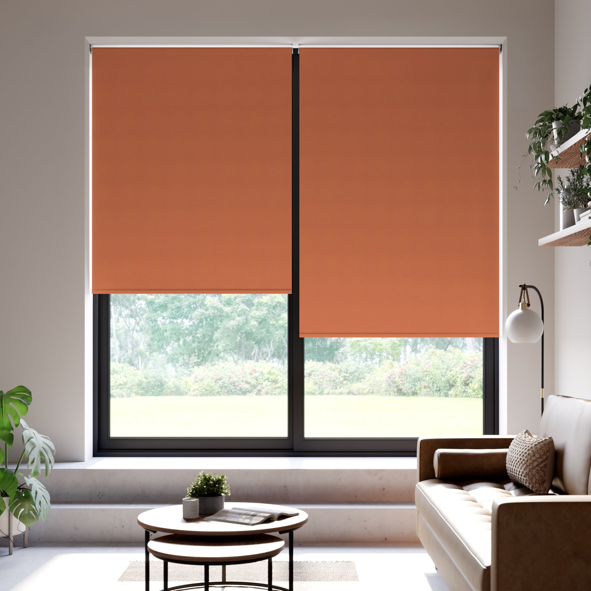 Eclipse Blackout Made to Measure Roller Blind Eclipse Terracotta