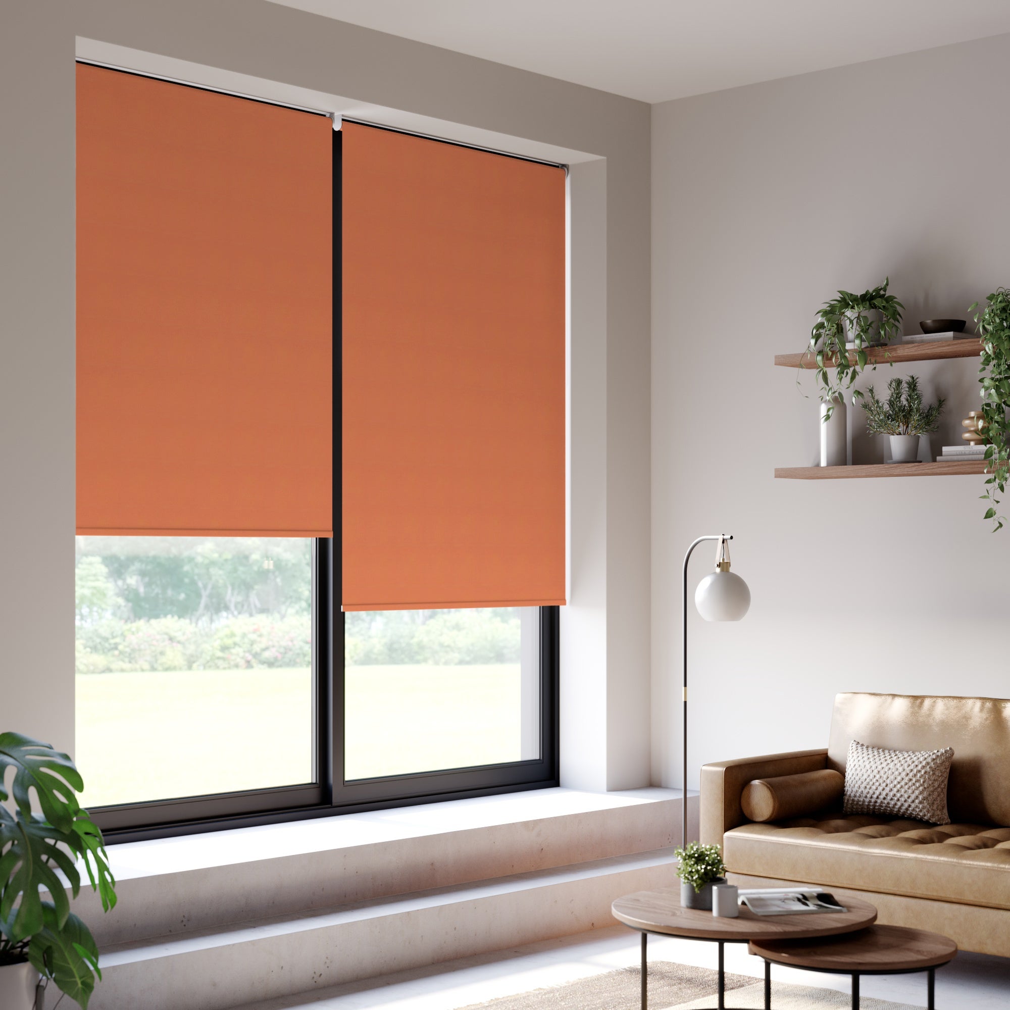 Eclipse Blackout Made to Measure Roller Blind Eclipse Terracotta