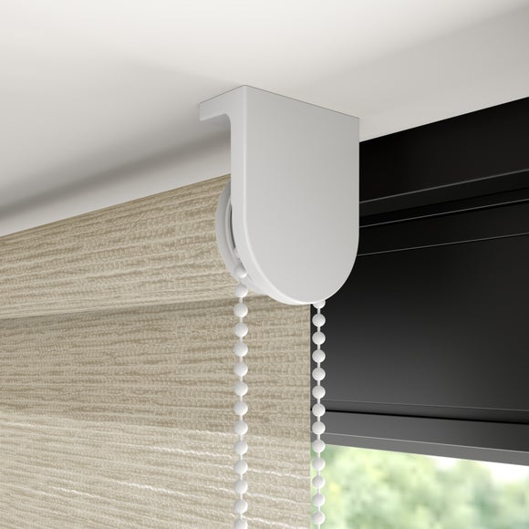 Hampton Daylight Made to Measure Roller Blind Hampton Picket Fence Natural