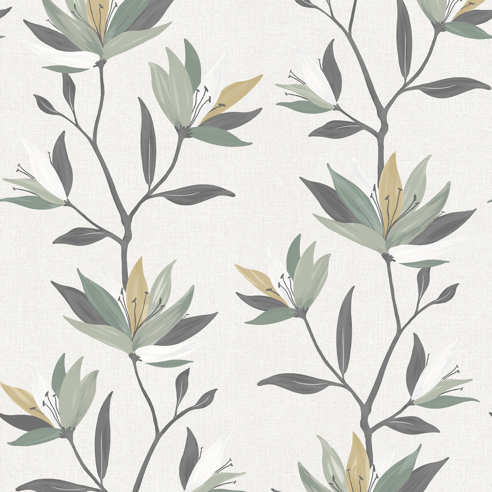 Lily Flame Retardant Daylight Made to Measure Roller Blind Lily Mellow Sage