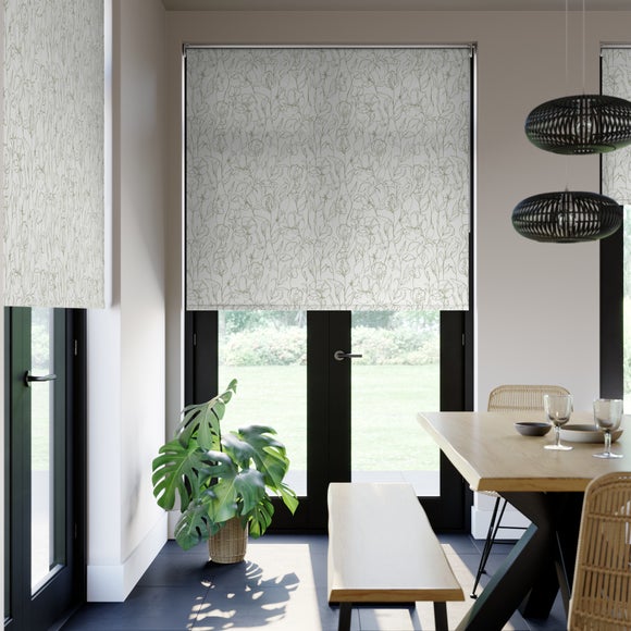 Click to view product details and reviews for Sweet Pea Flame Retardant Daylight Made To Measure Roller Blind.