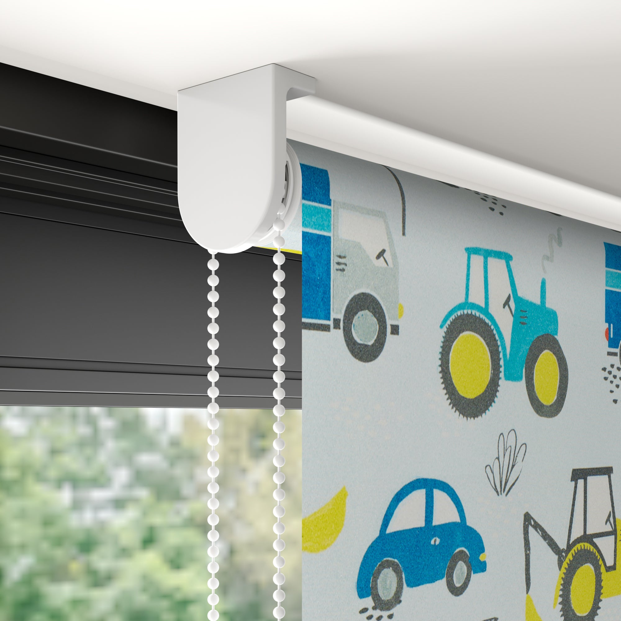 Cars Blackout Made to Measure Roller Blind MultiColoured
