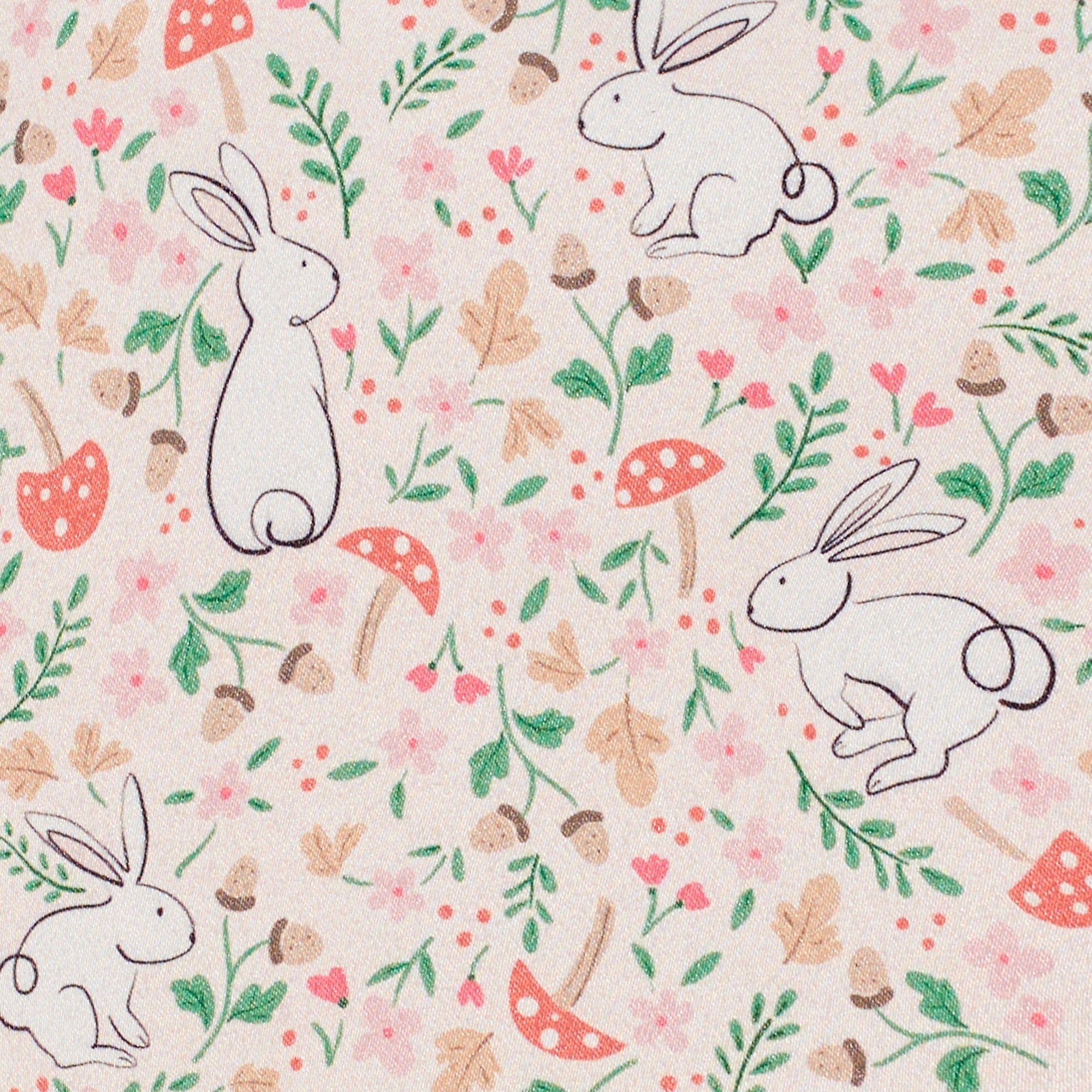 Peek-a-Boo Bunnies Blackout Made to Measure Roller Blinds Peekaboo Bunnies Pink