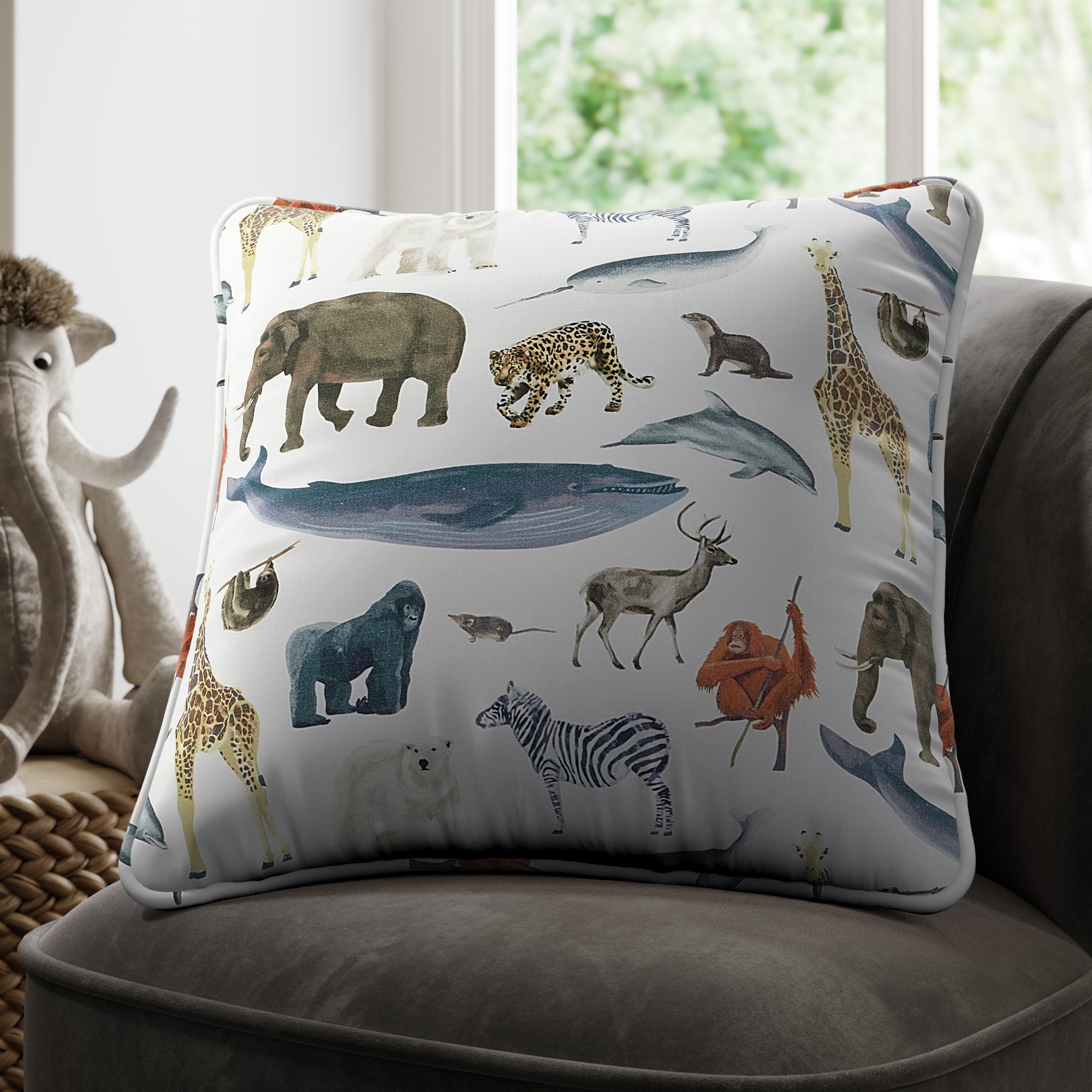 Mammals Made to Order Cushion Cover Mammals Multi