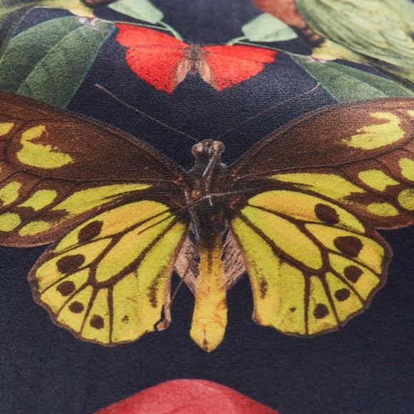 Tropical Kaleidoscope Made to Order Cushion Cover Tropical Kaleidoscope Navy