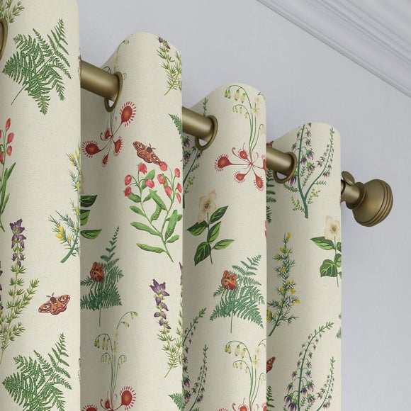 Moorland Cotton Linen Made to Measure Curtains Moorland Natural