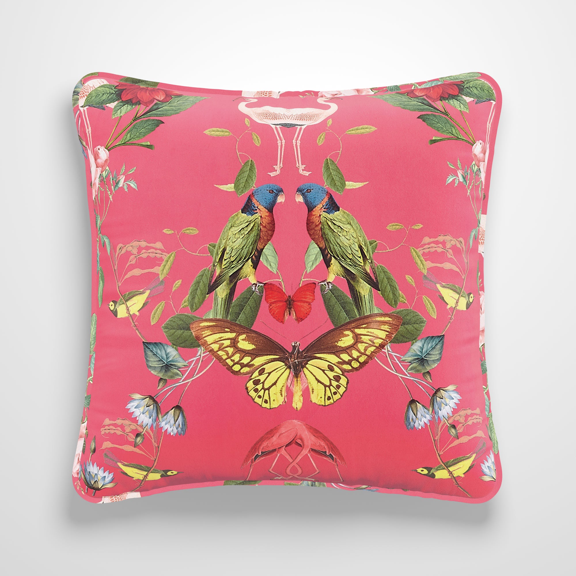 Tropical Kaleidoscope Made to Order Cushion Cover Tropical Kaleidoscope Magenta