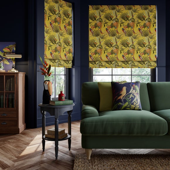 Tropical Treasures Made to Measure Roman Blind Tropical Treasures Chartreuse