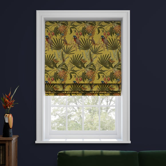Tropical Treasures Made to Measure Roman Blind Tropical Treasures Chartreuse