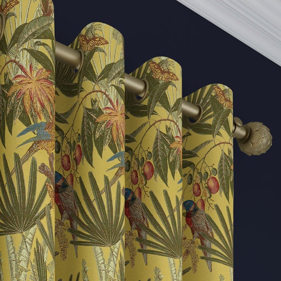 Tropical Treasures Made to Measure Curtains Tropical Treasures Chartreuse
