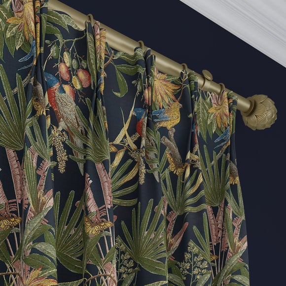 Tropical Treasures Made to Measure Curtains Tropical Treasures Navy