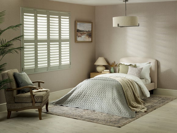 Made to Measure Shutters Sage Green