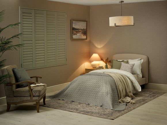 Made to Measure Shutters Sage Green