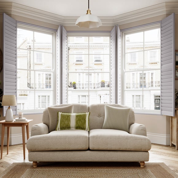 Made to Measure Shutters Pale Silver