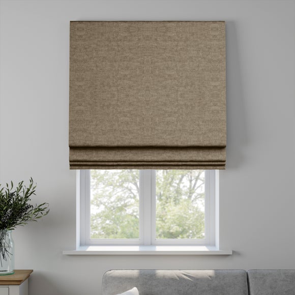 Luxury Velvet Made to Measure Roman Blind Lux Velvet Dove