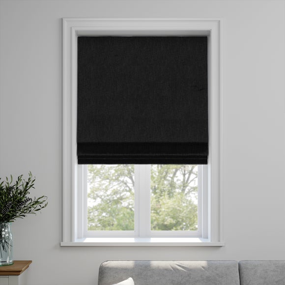 Lienna Made to Measure Roman Blind Lienna Noir