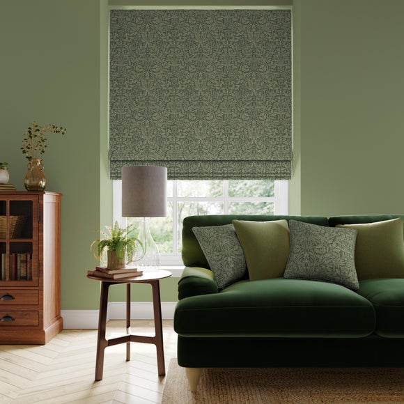 William Morris at Home Acorn Made to Measure Roman Blind William Morris Acorn Woven Forest