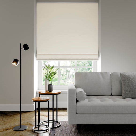Panama Plain Made to Measure Roman Blind Panama White