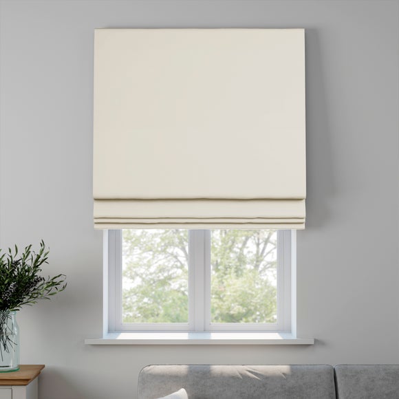 Panama Plain Made to Measure Roman Blind Panama White