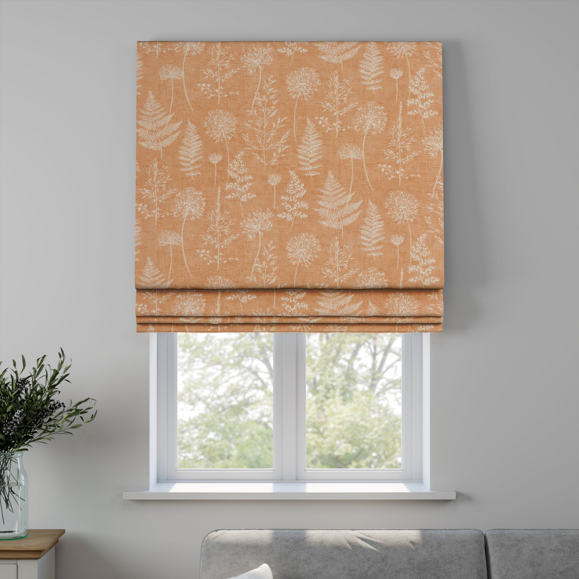 Meadow Made to Measure Roman Blind Meadow Clementine