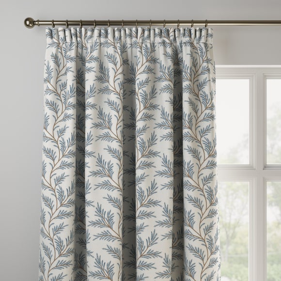 Farrier Made to Measure Curtains Farrier Stone Blue