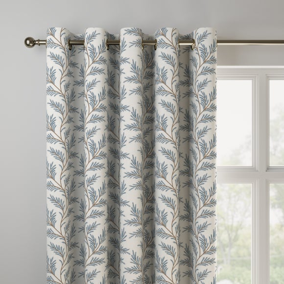 Farrier Made to Measure Curtains Farrier Stone Blue