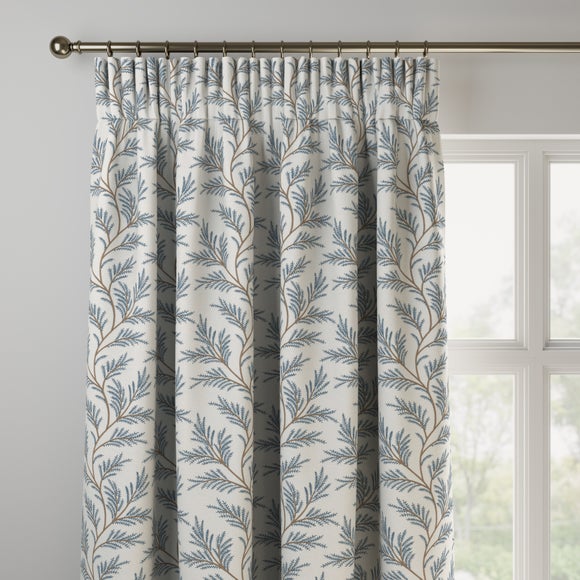 Farrier Made to Measure Curtains Farrier Stone Blue