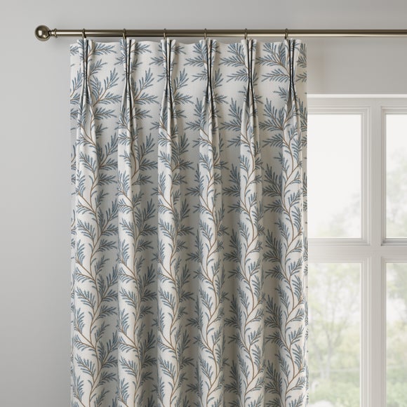 Farrier Made to Measure Curtains Farrier Stone Blue