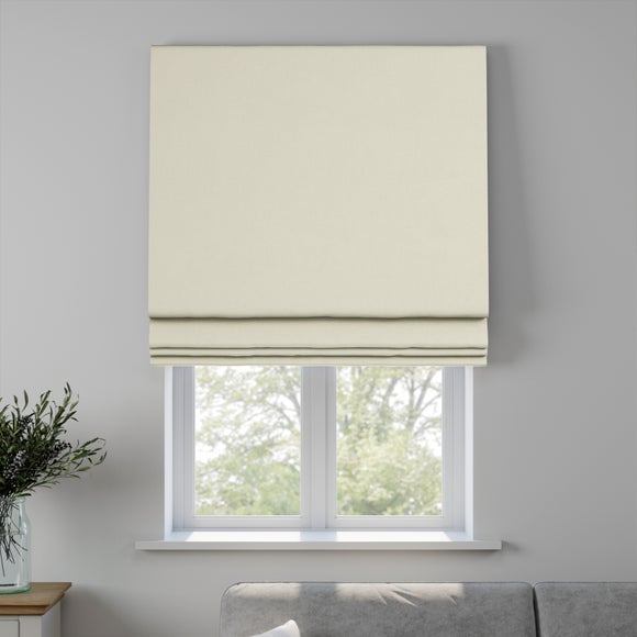 Lienna Made to Measure Roman Blind Lienna White
