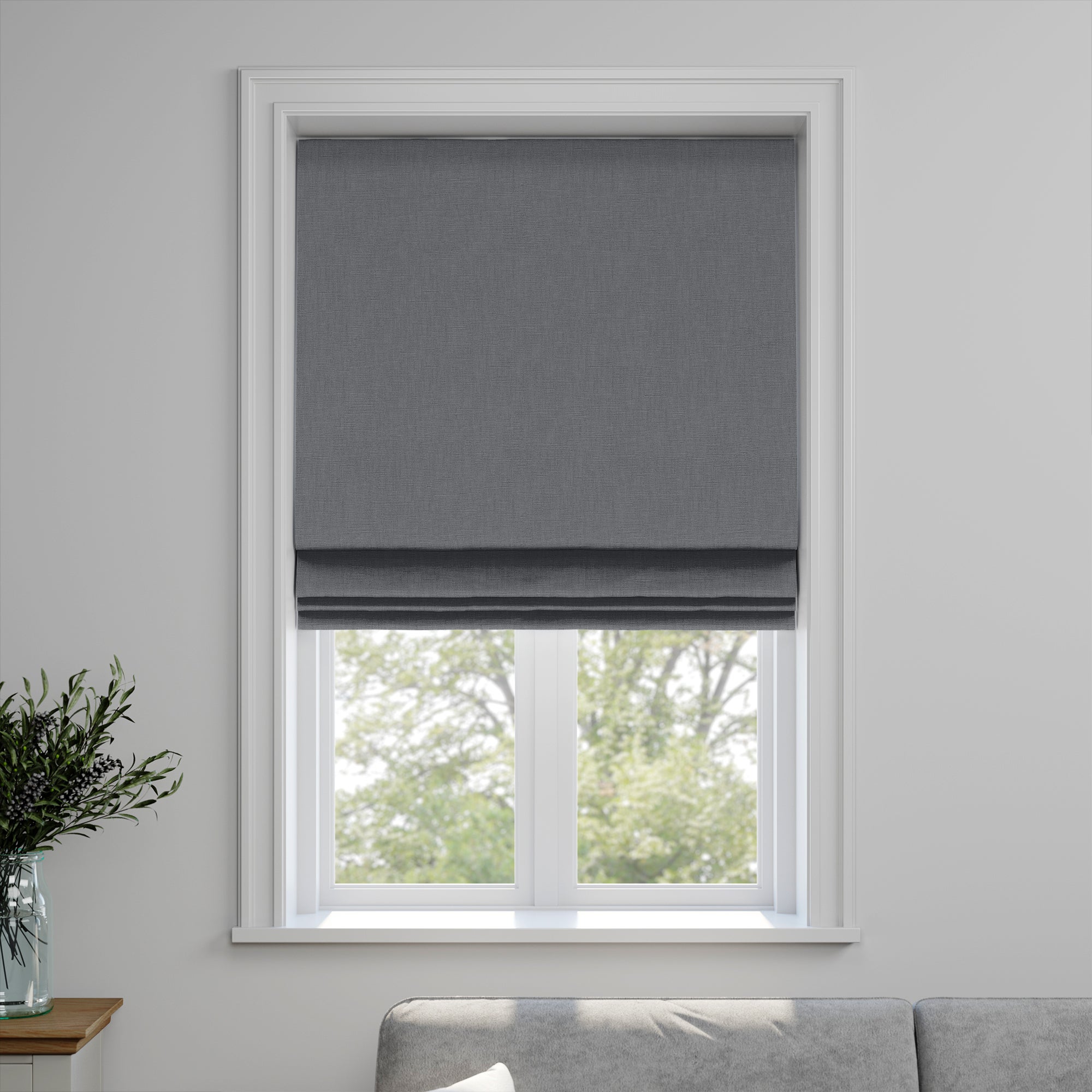 Lienna Made to Measure Roman Blind Lienna Elephant