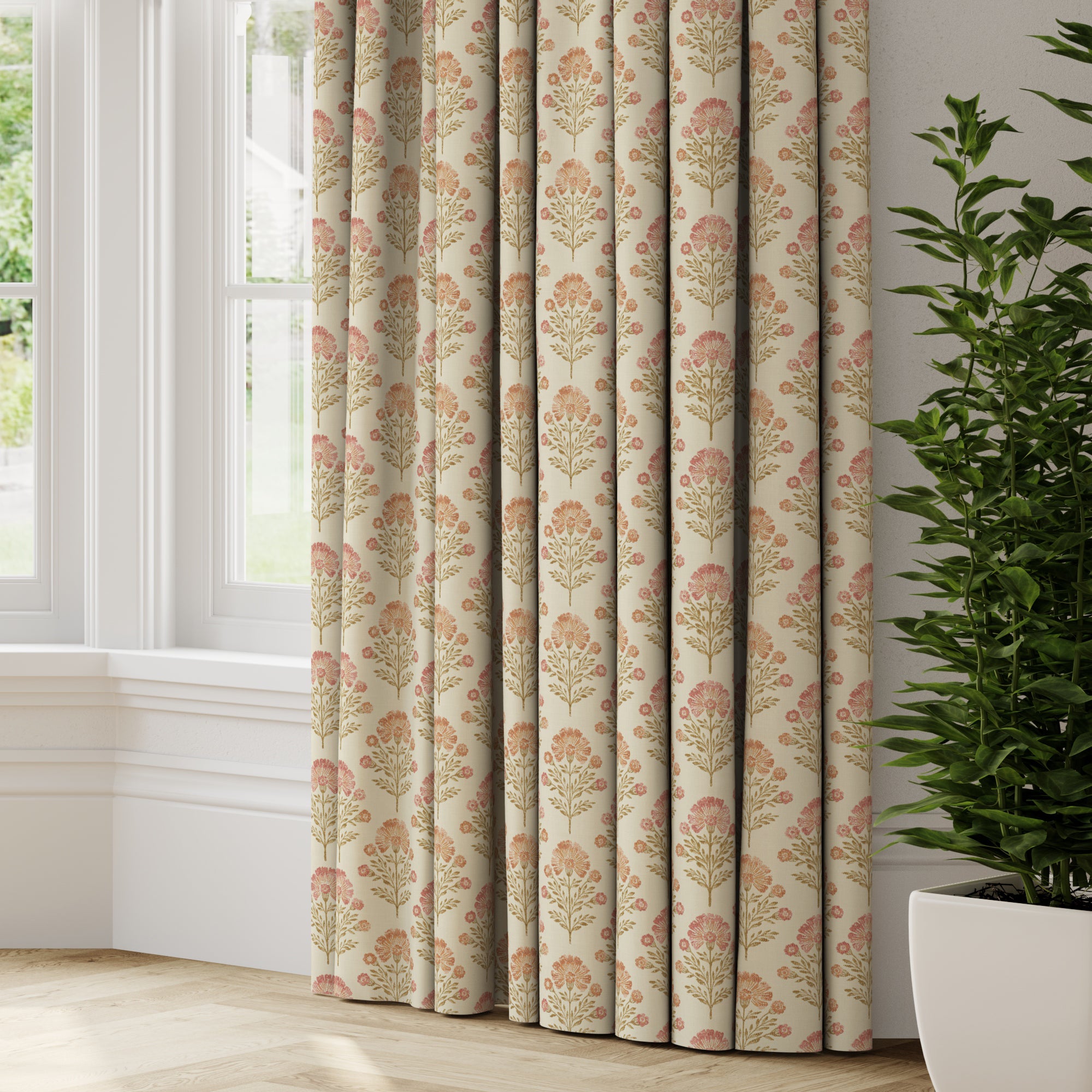 Turin Made to Measure Curtains Turin Chintz