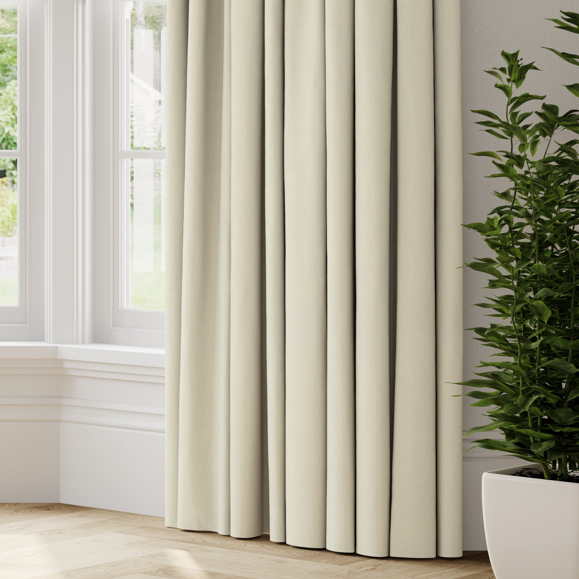 Lienna Made to Measure Curtains Lienna White