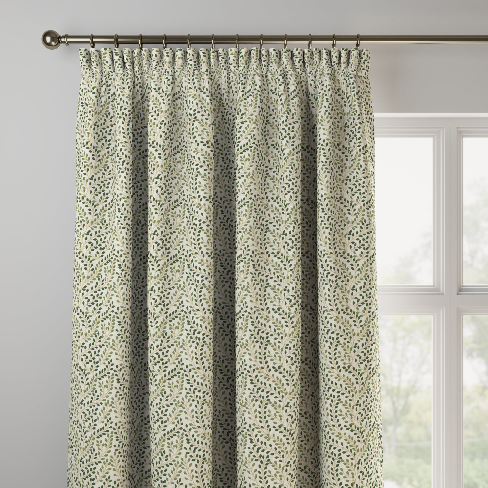 Shimla Made to Measure Curtains Shimla Green