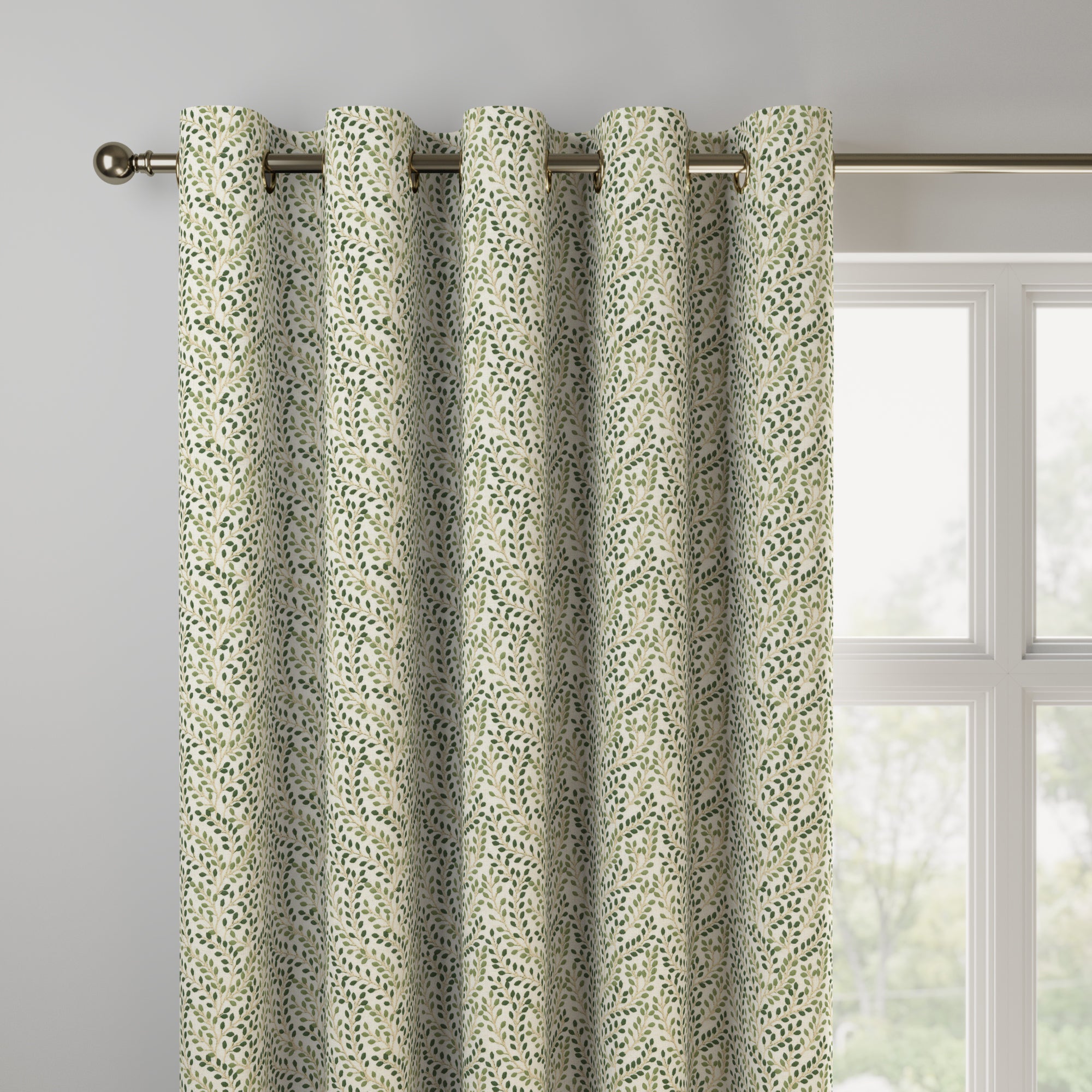 Shimla Made to Measure Curtains Shimla Green