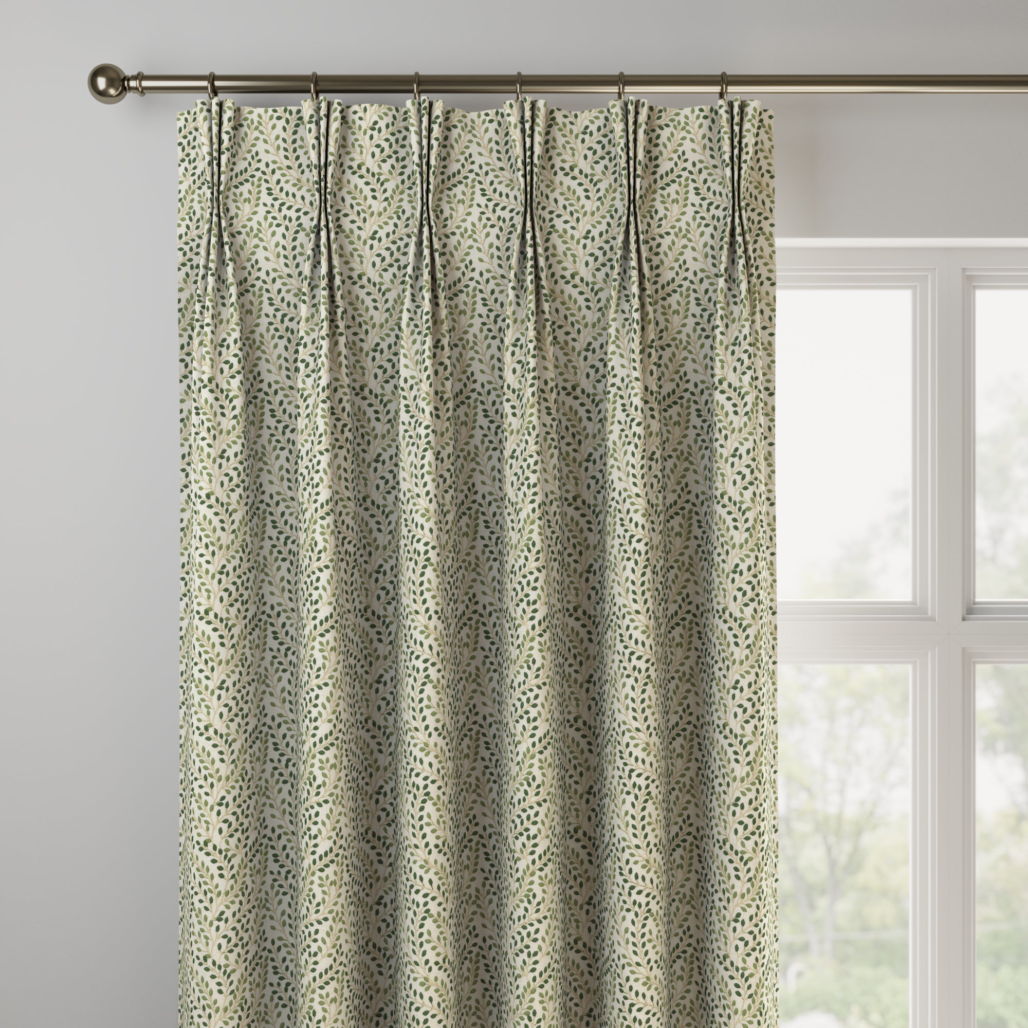 Shimla Made to Measure Curtains Shimla Green