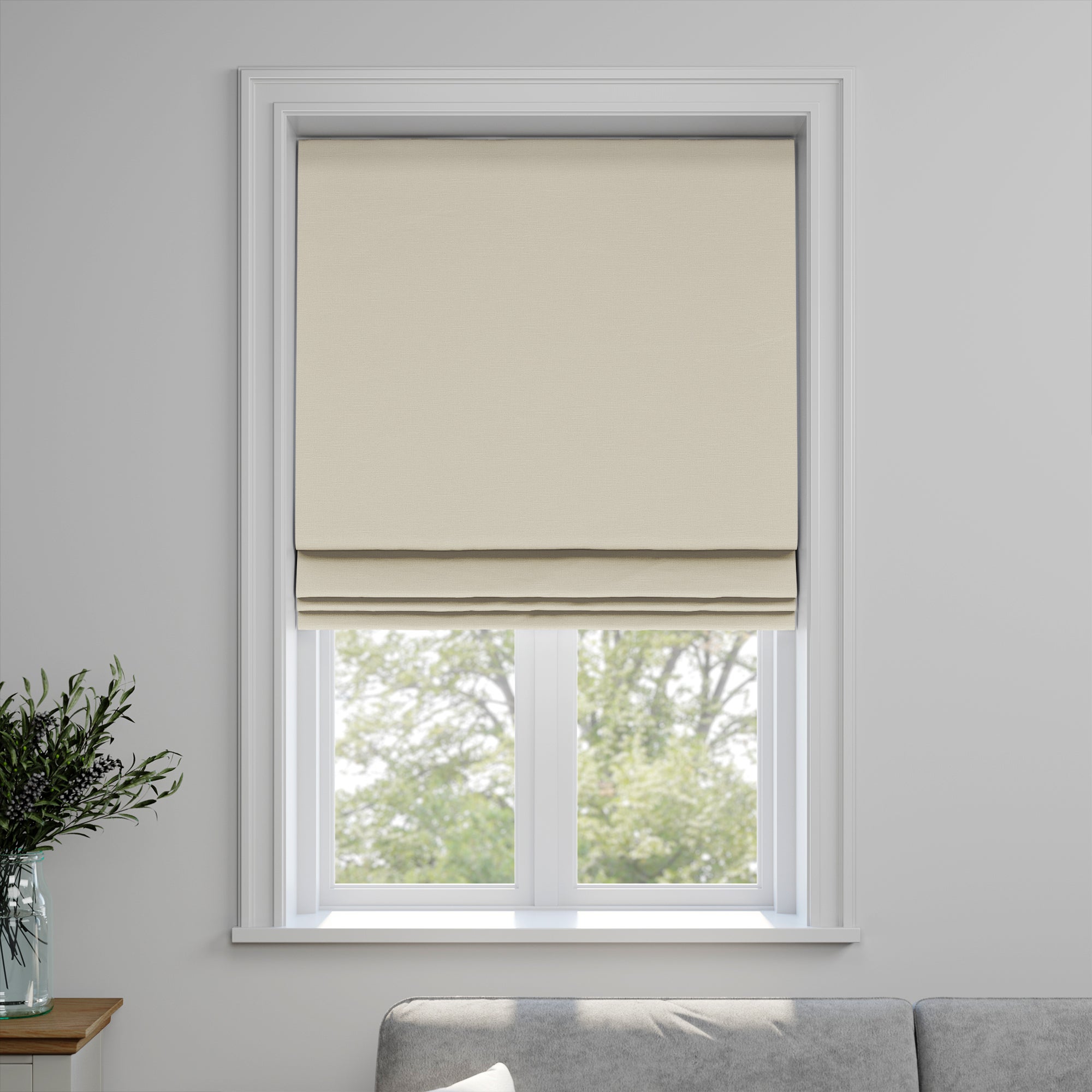 Lienna Made to Measure Roman Blind Lienna Moonstone