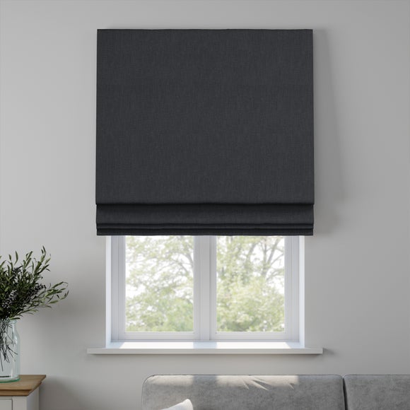 Lienna Made to Measure Roman Blind Lienna Charcoal
