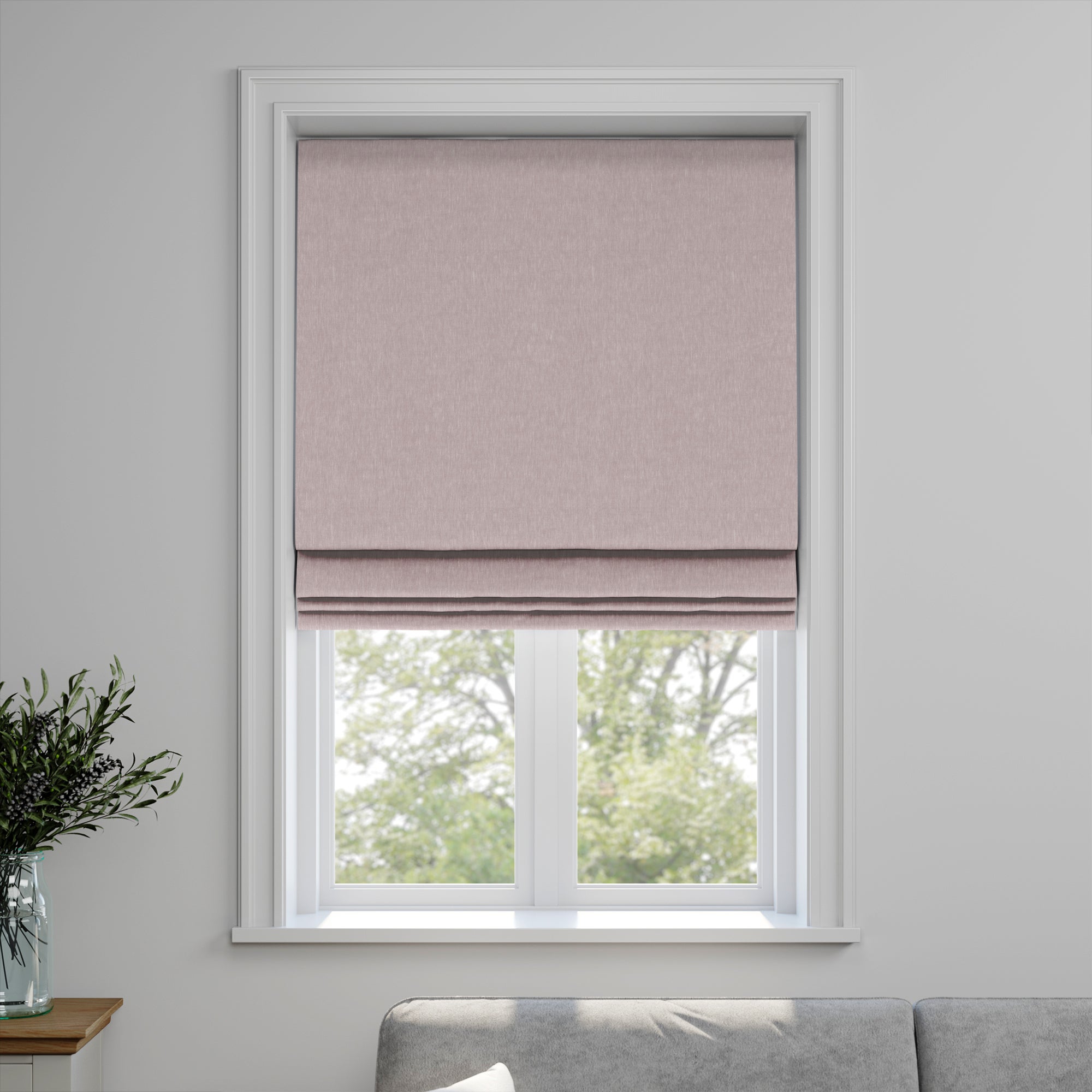 Christie Made to Measure Roman Blind Christie Lilac