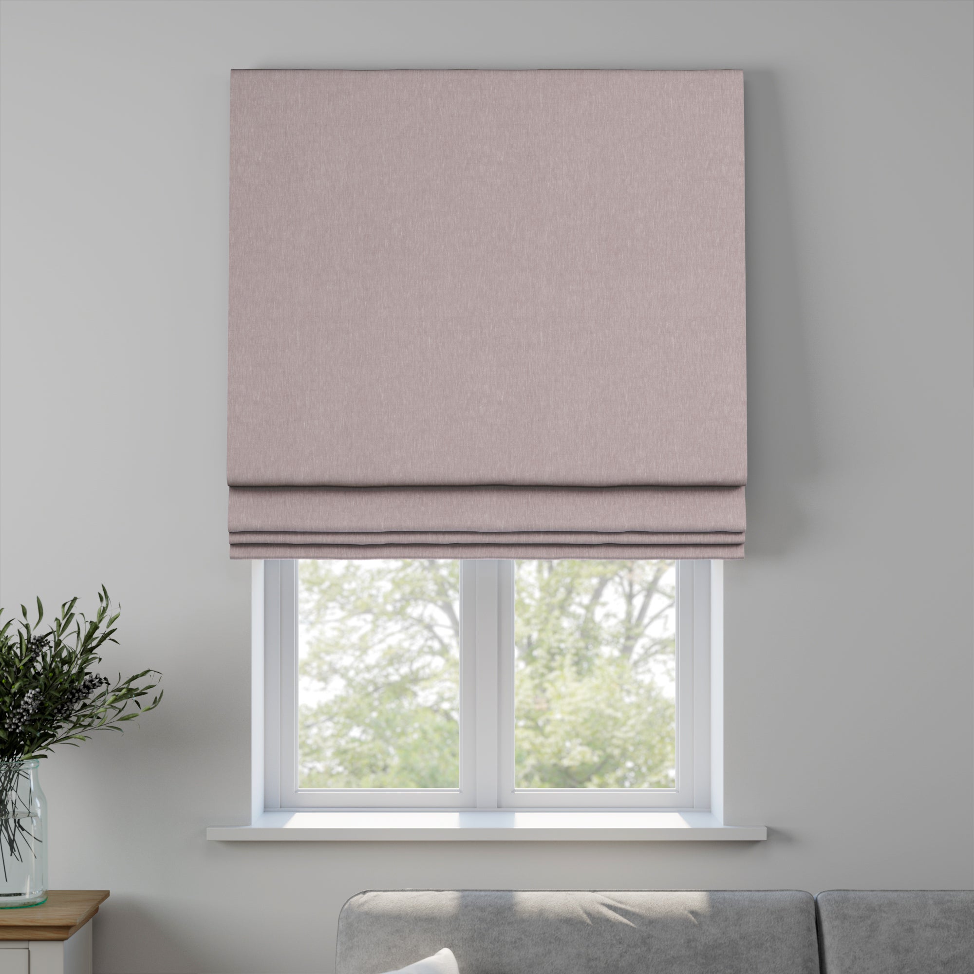 Christie Made to Measure Roman Blind Christie Lilac