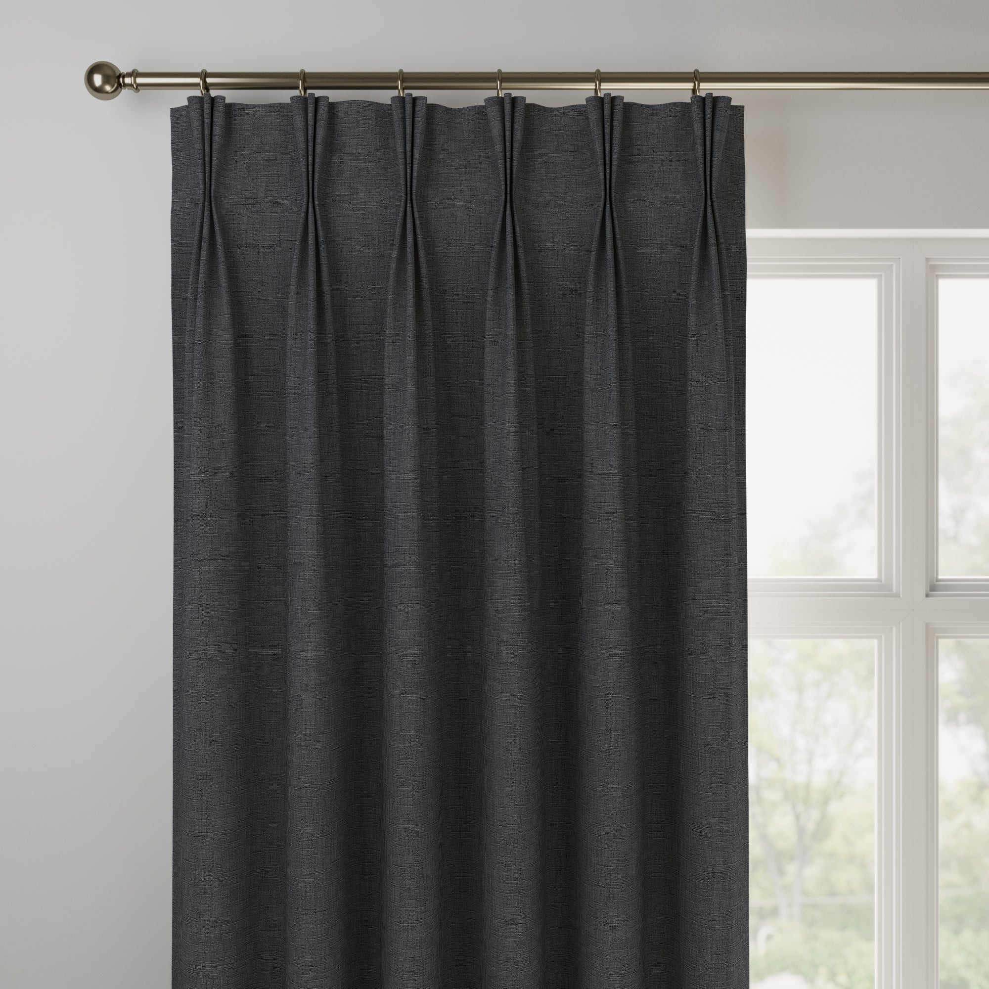 Lienna Made to Measure Curtains Lienna Charcoal