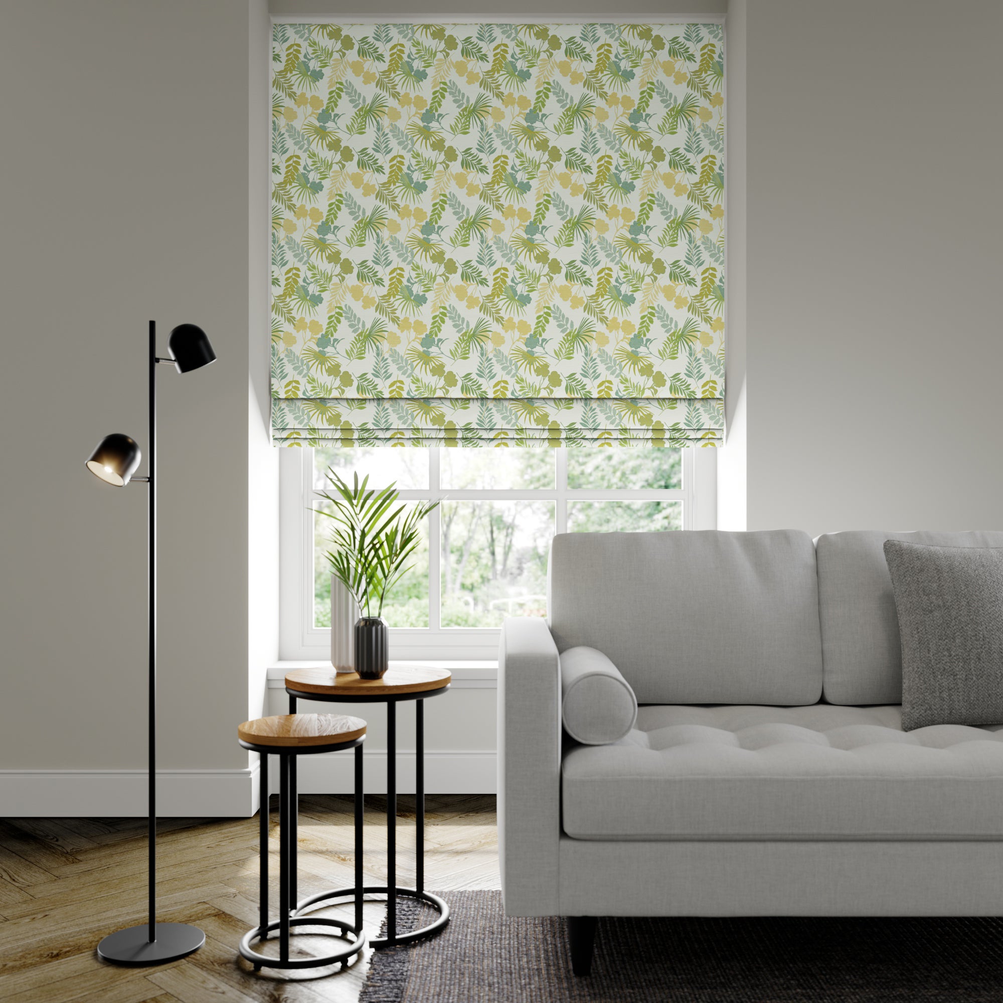 Tropical Made to Measure Roman Blind Tropical Pampas